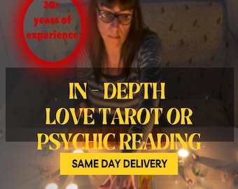 In-Depth Love Psychic or Tarot Reading - Soulmate & Twin Flame Guidance