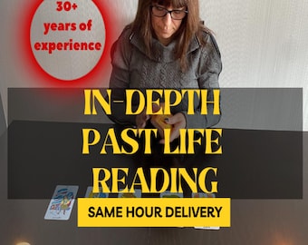 In-Depth Past Life Tarot & Psychic / Same Hour Delivery / Detailed Soul Insights