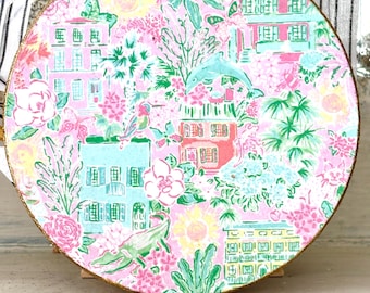 Handmade Pastel Charelston South Carolina Set of Four Coasters