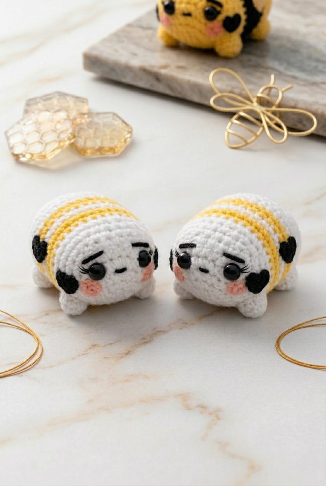 Amigurumi Honey Bee Crochet Pattern, Beginner Friendly Bumblebee PDF ...