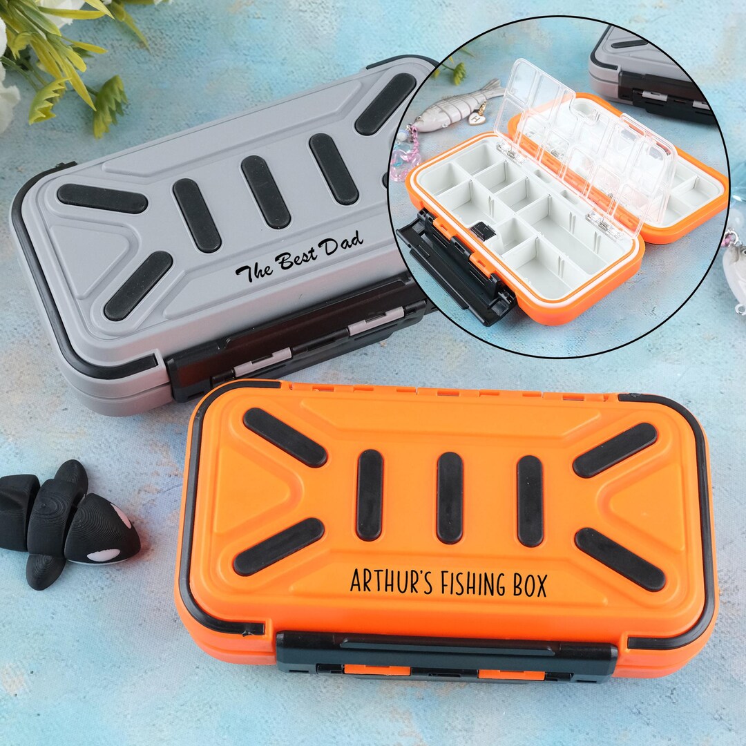 Personalized Fishing Box, Custom Name Box, Pocket Fishing Tackle Box ...