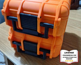 Rugged Box, 3D MODEL, STORAGE Box, TOOLBOX,  Rugged Box - 3D Printing - Blender Modeling - BambuLab - Limited Edition, Only Few Left.