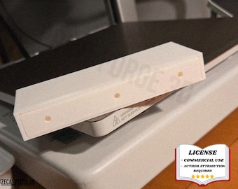 ESTANTE INVISIVEL, Estante flotante pequeño - IMPRESIÓN 3D, Impresión 3D - Modelado en Blender - BambuLab - Edición limitada, quedan pocas unidades.