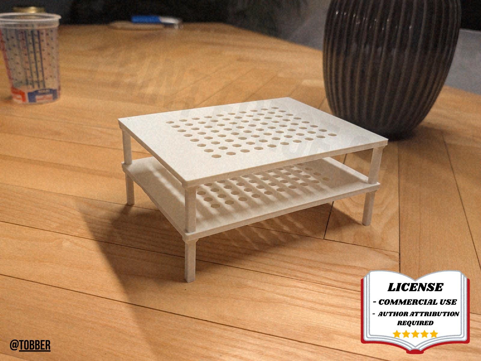 Modular Shelf, Spacer Organizer, Desk Storage, Wall Decor - 3D Printing - Blender Modeling - BambuLab - Limited Edition, Only Few Left.