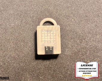 Estuche RP2040 TECLADO, Carcasa para Controlador Matrix 5x5, Pico – Impresión 3D – Modelado Blender - BambuLab - Edición Limitada, Quedan Pocas.