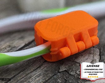 TOOTHBRUSH CASE Travel Container Portable TOOTHBRUSH Holder 3D Printing - Blender Modeling - BambuLab - Limited Edition, Only Few Left.