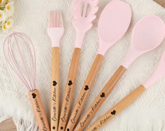 Personalized Silicone Kitchenware, Housewarming gift ,wedding gifts for couple, kitchen gift, The ideal gift for chefs, Retirement gift