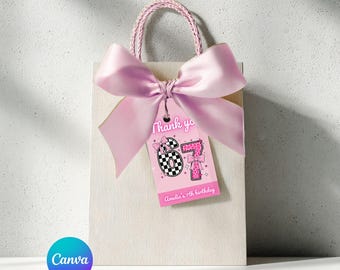 Editable Six Seven Thank You Tags, 67 Birthday Party Favor Tags (Instant Download)