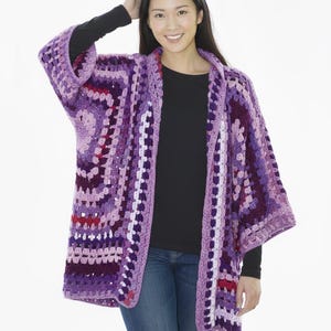 Patron PDF au crochet, gilet bohème, pour femme, téléchargement instantané image 1