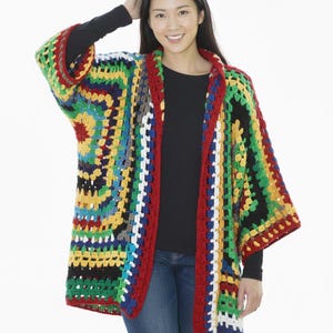 Patron PDF au crochet, gilet bohème, pour femme, téléchargement instantané image 2