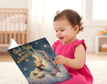 カスタムネームブック お子様の就寝時のお話 パーソナライズされたベビーブック 赤ちゃんのためのカスタム就寝時のお話ブック 初めての誕生日プレゼント 動物の物語