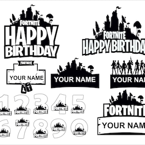 Fort Gaming Svg, F-Nite Logo, F-Nite Clipart Svg, F-Nite Lama, F-Nite Game Svg Christmas Gift Pc Gaming Svg Kid Birthday Svg Icons Bundle