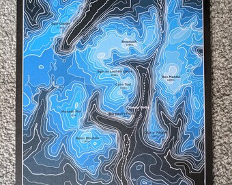 A4 Lairig Ghru Art Print