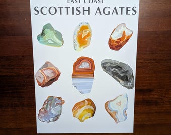 Scottish Agate A3 Print