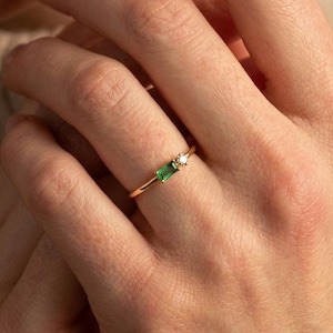 Toi et Moi-ring, personlig födelsestensring, du och jag-ring, dubbel födelsestensring, födelsestensring för par, personlig tvåstensring