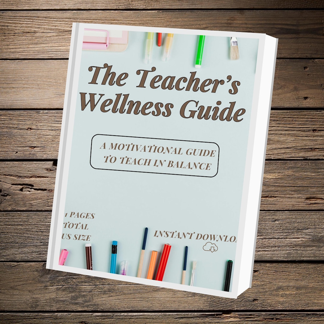 The Teacher's Wellness Guide - Etsy