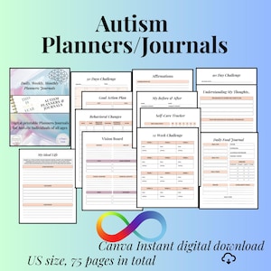 Agendas et journaux pour l'autisme
