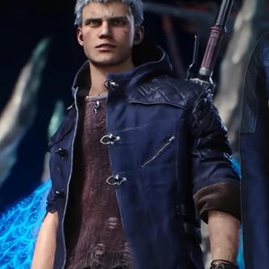 Trench-coat en cuir inspiré de Nero DMC 5 | Cosplay gothique gamer