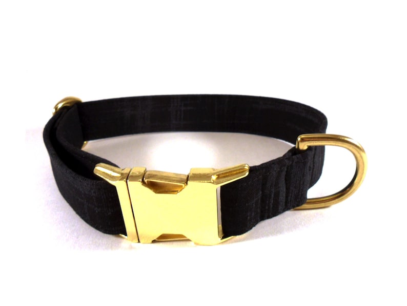 Black Dog Collar Etsy