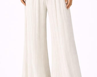 Women’s Pleated Wide Leg Pants | Palazzo Trousers