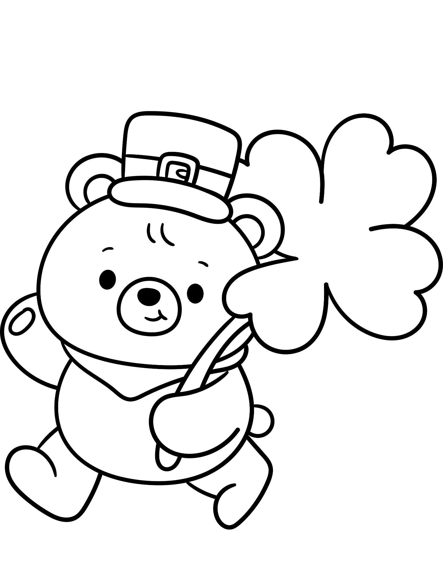 St. Patrick's Day Coloring Pages Shamrock, Leprechaun Designs (PDF…