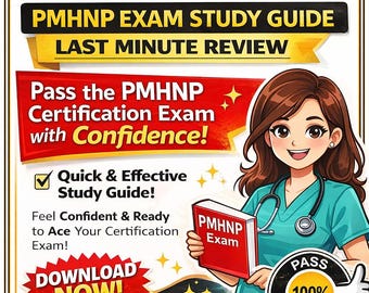 2026 PMHNP LMR Exam Study Guide | Psychiatric Nurse Practitioner Review | LMR Notes | Instant Download