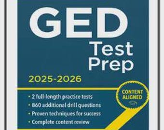 GED Test Prep 2025-2026 – Practice Tests & Study Guide (PDF Download)