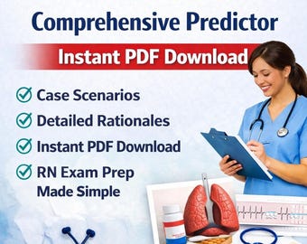 ATI RN Comprehensive Predictor Exam Prep: NGN Questions (Digital Download)