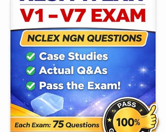 HESI PN Exit Exam V1-V7 – Questions & Answers (Digital Download)