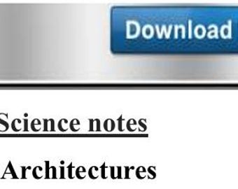 May include: Image features a red PDF button and a blue "Download Now" button. Below, the text reads "Computer Science notes" and "Computer Architectures". The image suggests downloadable educational materials.