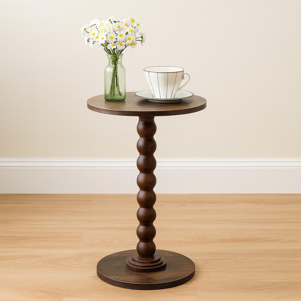 Modern Round Side Table for Small Spaces - Etsy