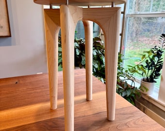 Modern Plant Stand made with Maple