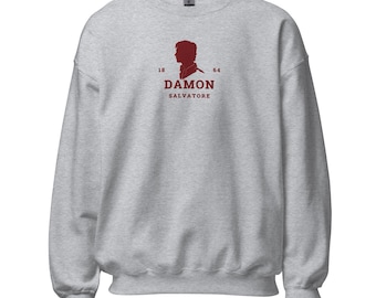 Damon Salvatore 1864 Embroidery Sweatshirt | The Vampire Diaries