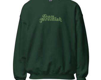 Team Jeremiah Embroidery Sweatshirt | The Summer I Turned Pretty