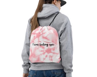 I Was Feeling Epic Tie-Dye Drawstring Bag | The Vampire Diaries
