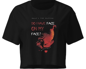 Welcome to Derry "Do I Have Face on My Face" Pennywise Women’s crop top