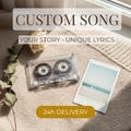 Custom Song Gift with Lyrics | Personalized Music for Birthday, Wedding & Anniversary | Unique Audio Present | MP3 Download