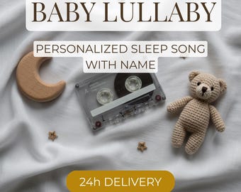 Personalized Lullaby with Name | Custom Sleep Song | Newborn Keepsake | Christening & Baptism Audio | MP3