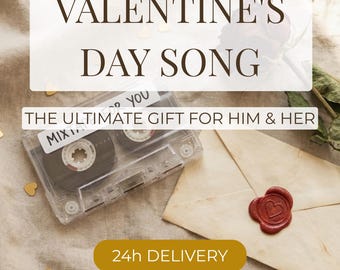Custom Valentine's Day Song | Long Distance Boyfriend Gift | Sentimental Love Song for Him | Personalized Music MP3