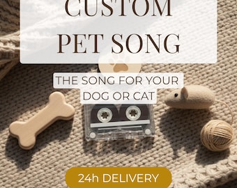 Custom Pet Song with Lyrics | Funny Dog & Cat Anthem | Personalized Audio Portrait | Animal Lover Gift | MP3
