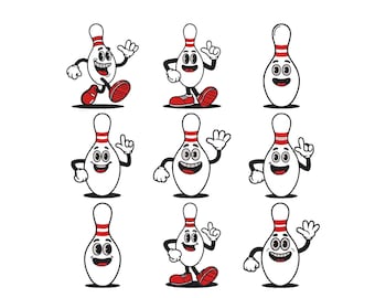 Bowling Ball Embroidery, Hitting Pins Embroidery Design, Bowling Pins Embroidery, Cute Bowling Embroidery, Machine Embroidery Design, 6 Size