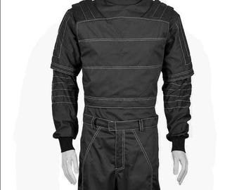 Traje de vuelo de cazarrecompensas de Star Wars Mandalorian con chaleco, conjunto de disfraz de cosplay de 3 piezas, el más vendido