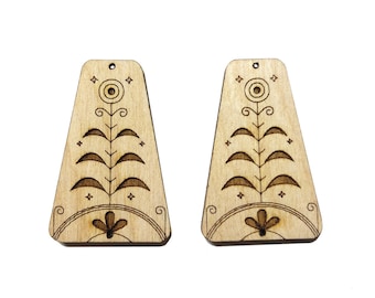SkyWorld Wooden Center Cabochon