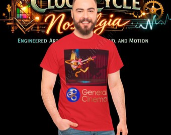 General Cinema T-Shirt - Retro GCC Candy Band Butter Guitarist Rock Tee