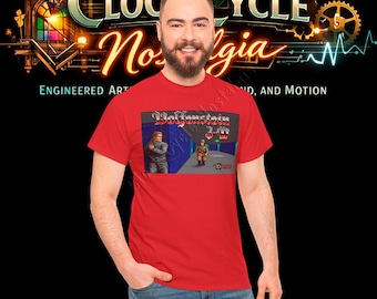 Wolfenstein Retro Game Art Tee | Vintage FPS Shooter Design | 90's Nostalgia