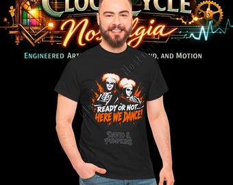 Ready Or Not Here We Dance T-Shirt - David S. Pumpkins SNL Tee - 6 Sizes