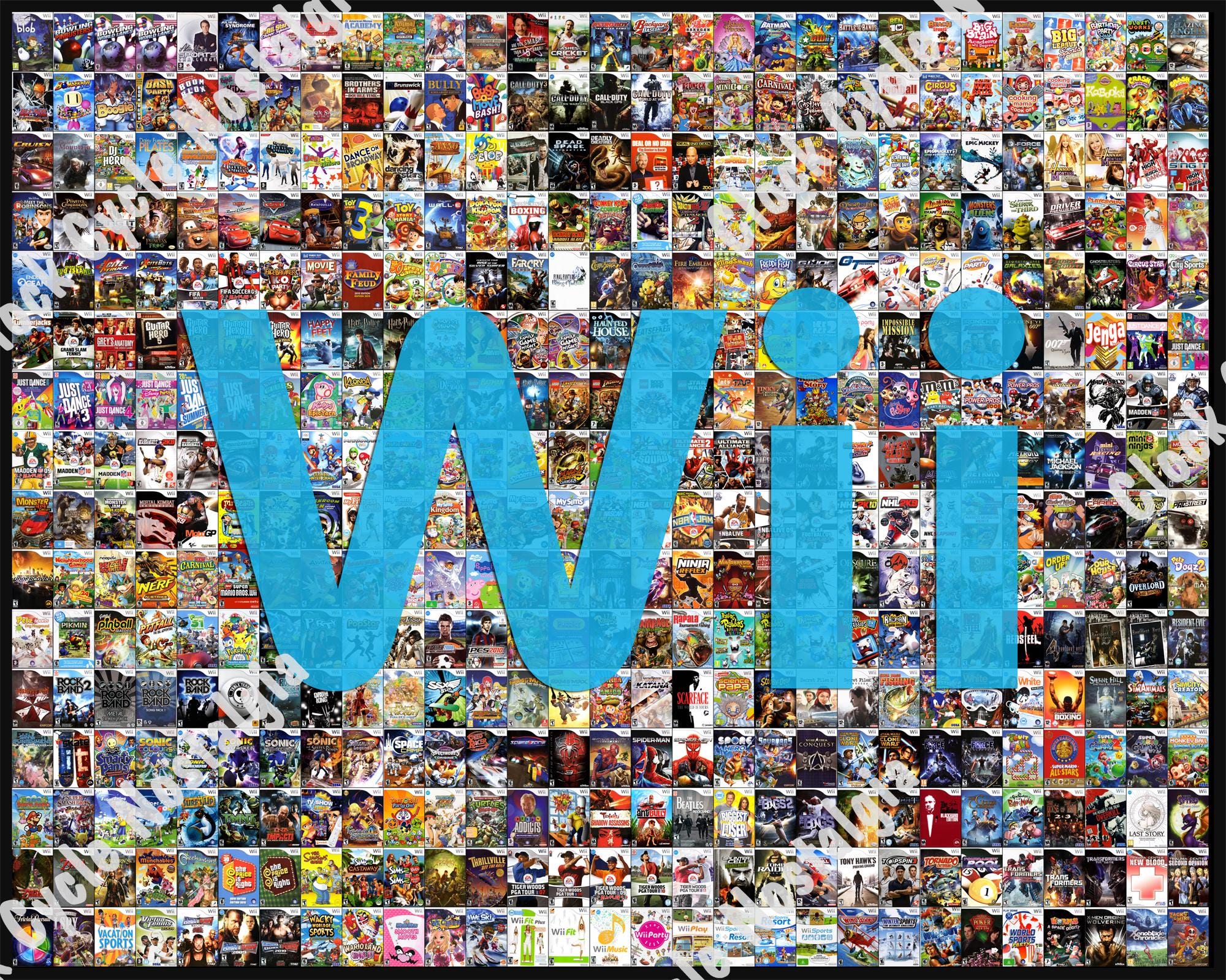 Nintendo Wii Poster - Etsy display picture 1
