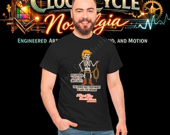 ITYSL Pull Your Hair Up T-Shirt - Bones Are Their Money Tee - 6 Sizes: L-5XL