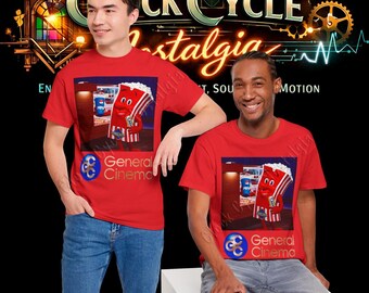 General Cinema T-Shirt - GCC Popcorn Bob Movie Theater Lobby Mascot Tee