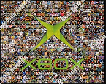 2001 Original Xbox Ultimate Boxart - 791 Games - 20" x 16" - Removable Vinyl Poster - 32-Bit Masterpiece with 128-Bit GPU